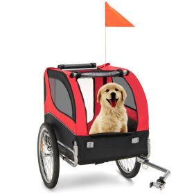 Dog Bike Trailer Foldable Pet Cart with 3 Entrances for Travel Dog Bike Trailer Foldable Pet Cart with 3 Entrances for Travel